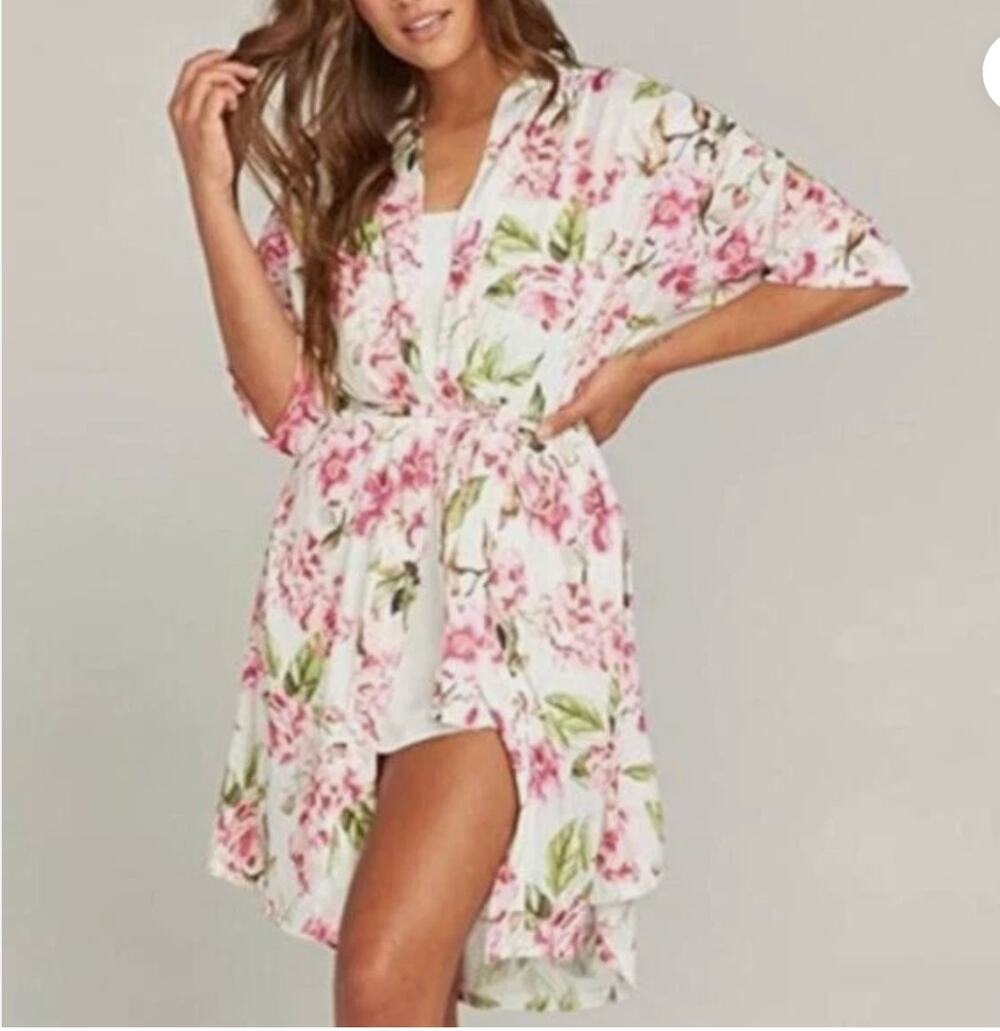Show Me Your Mumu Brie Robe in 'Garden of Blooms' floral Twee Cottage Coquette